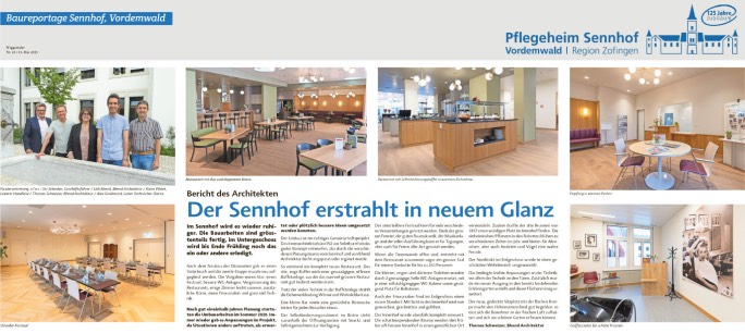 Baureportage Sennhof