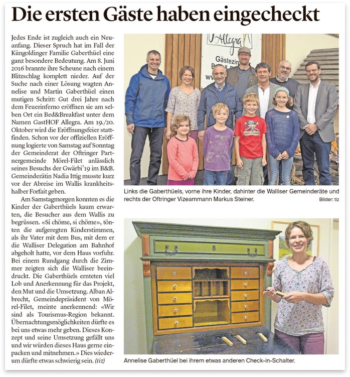Neubau B&B Allegra Küngoldingen